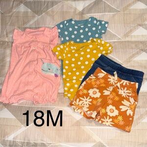 Polka Dot & Floral Summer/Spring Bundle sz 18M